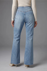 Amna Ali Nawaz Stitched High Waist Flared Jeans