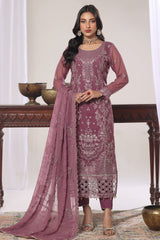 Aura By Soghat Unstitched 3 Piece Luxury Chiffon Formals Suit-Dianna