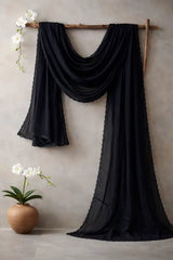 Madiha Gohar Dupatta-Black