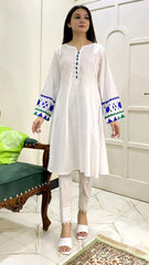 Urban Cut Stitched Breathable Cotton Printed Kurta 1 Piece
