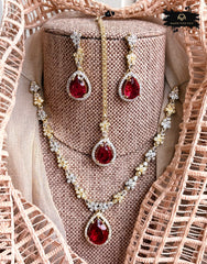 Made For Her-Elaris - Zircon Necklace Set - KB1020