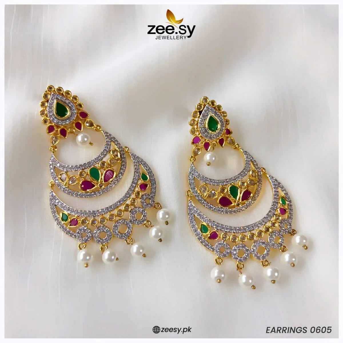 EARRINGS-0605 - Zeesy Jewellery