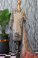 Elegant By HZ Unstitched 3 Piece Premium Digital Printed Lawn Vol-02 Collection'2025-EC-1044