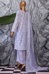 Elegant By HZ Unstitched 3 Piece Premium Digital Printed Lawn Vol-02 Collection'2025-EC-1046