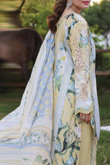 Elaf Prints Unstitched 3 Piece Printed Chikankari Lawn Collection'2024-ECK-05-A-Citrus Crush