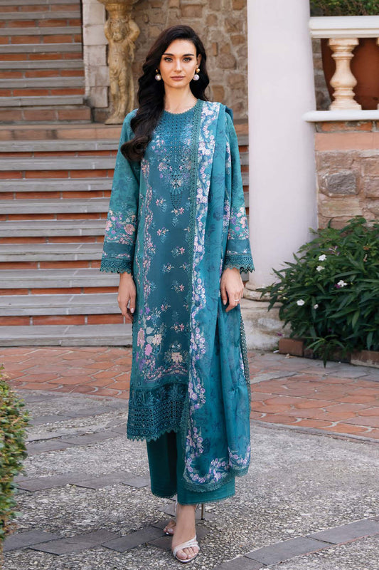 Damask By Afrozeh Unstitched 3 Piece Summer Edit Collection-AL-04-A-Eden