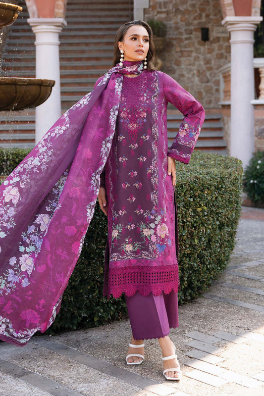 Damask By Afrozeh Unstitched 3 Piece Summer Edit Collection-AL-04-B-Eden