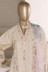 Sada Bahar Stitched 3 Piece The Luxury Chikankari Edit Vol-01 Suit-EDIT-06-SKIN