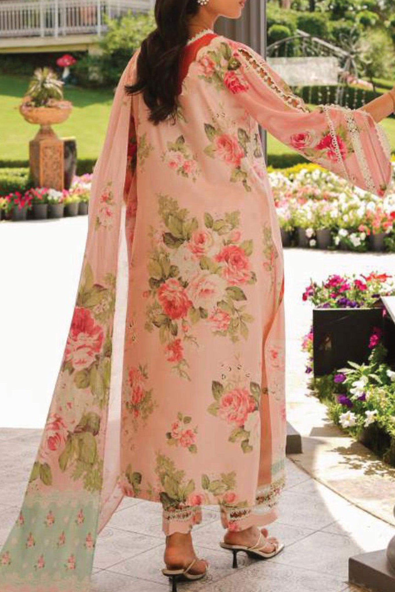 Elaf Prints Unstitched 3 Piece Printed Lawn Collection'2024-EEP-01-B-Petal Pulse