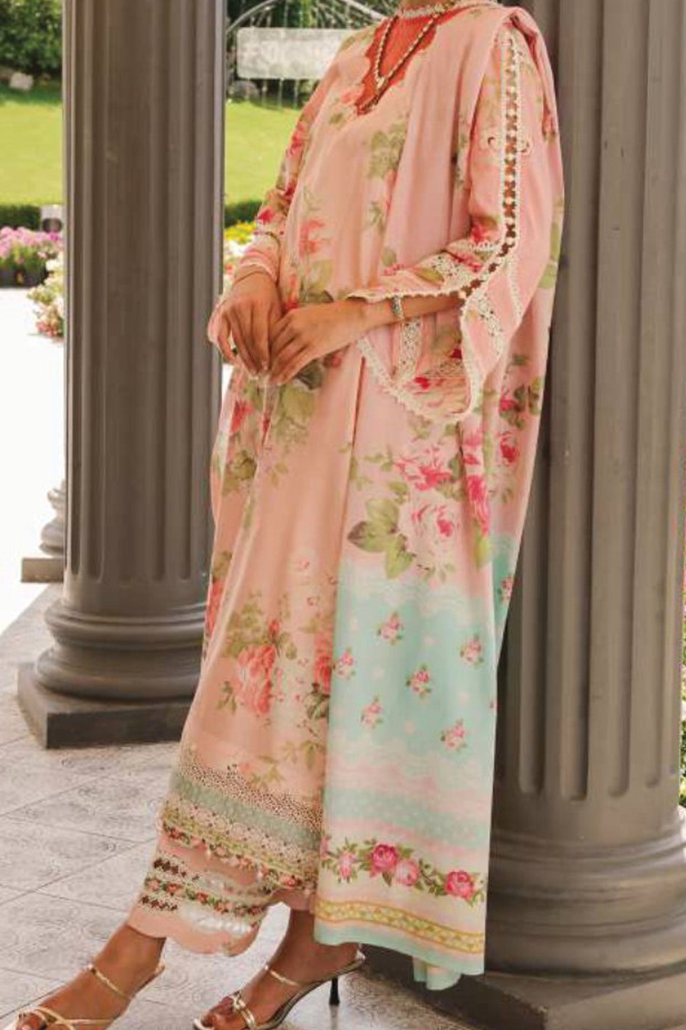 Elaf Prints Unstitched 3 Piece Printed Lawn Collection'2024-EEP-01-B-Petal Pulse