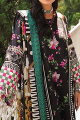 Elaf Prints Unstitched 3 Piece Printed Lawn Collection'2024-EEP-02-A-Dark Floral