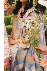 Elaf Prints Unstitched 3 Piece Printed Lawn Collection'2024-EEP-03-A-Citrus Squad