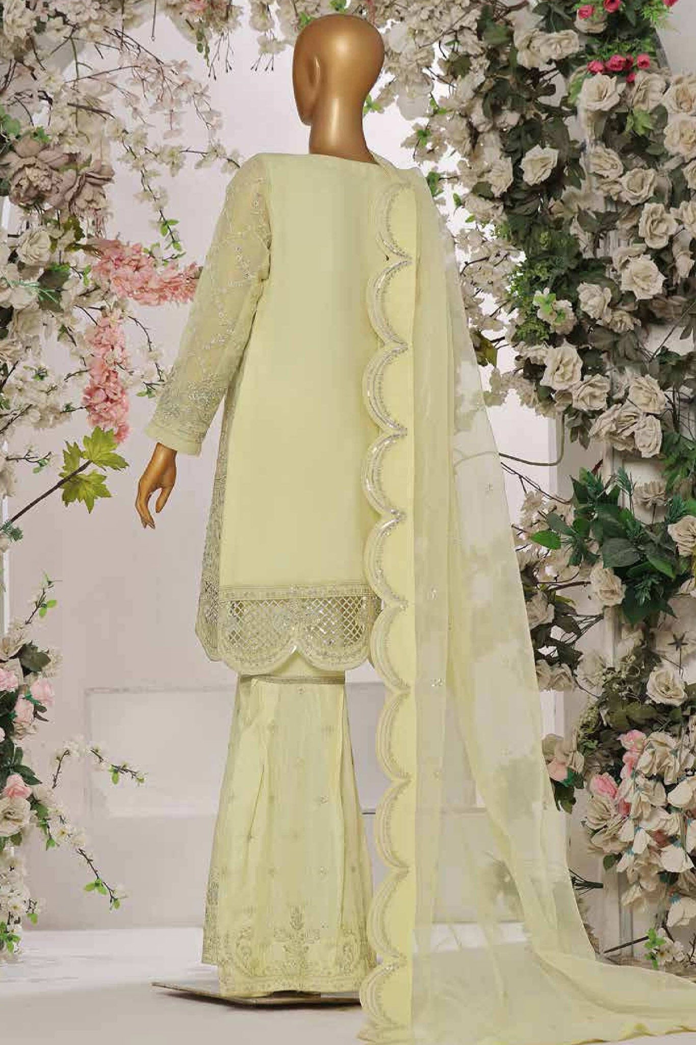 Lamhay By Eshaal Fatima Stitched 3 Piece Luxury Formals Collection'2024-EF-106