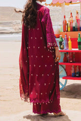 Hai Kuch By Elaf Unstitched 3 Piece Festive Emb Lawn Collection'2024-EHK-01-B-Gulzar