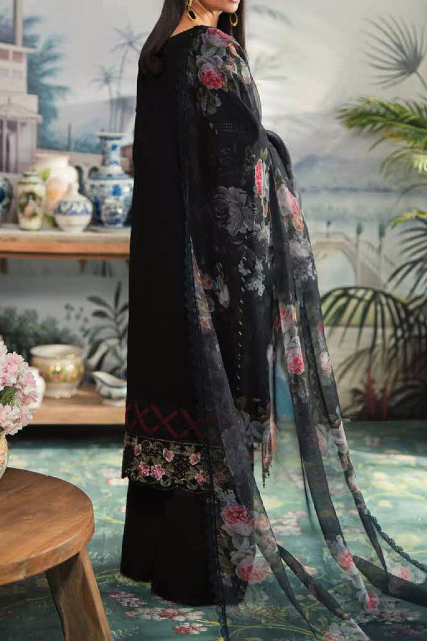 Ayra By Emaan Adeel Unstitched 3 Piece Luxury Lawn Collection'2024-EL-05