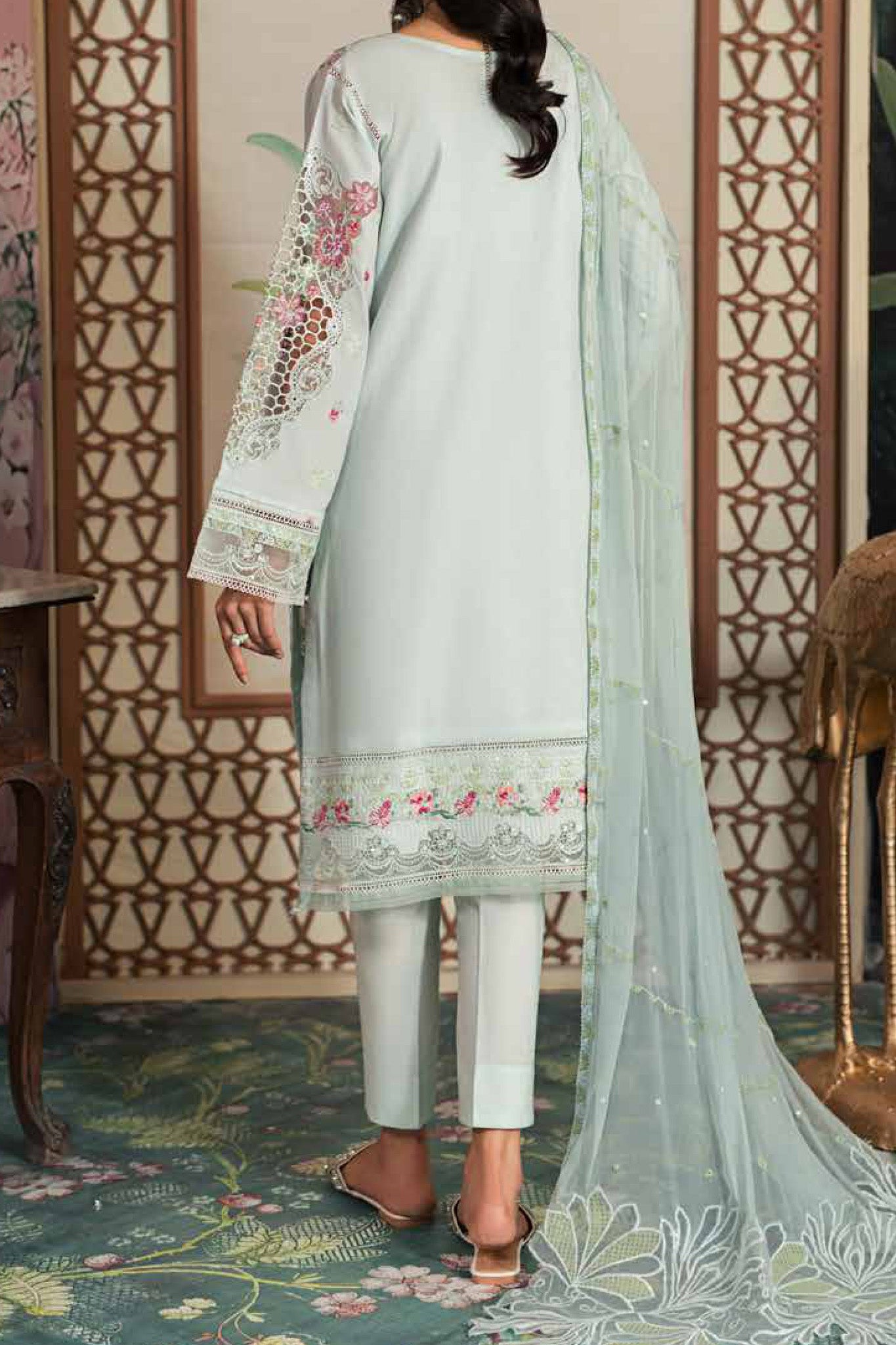 Ayra By Emaan Adeel Unstitched 3 Piece Luxury Lawn Collection'2024-EL-07