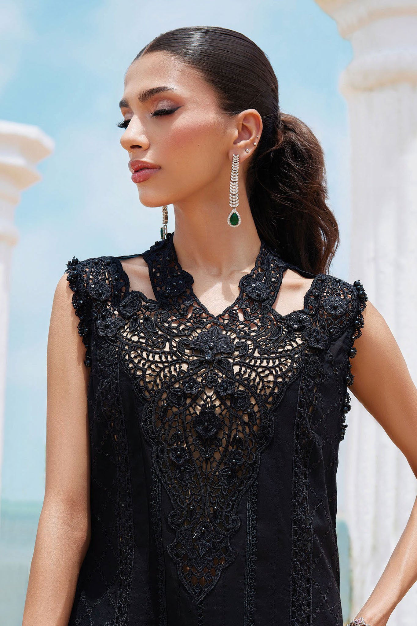 Maria B Unstitched 3 Piece Luxury Lawn Eid II Collection'2025-EL25-01