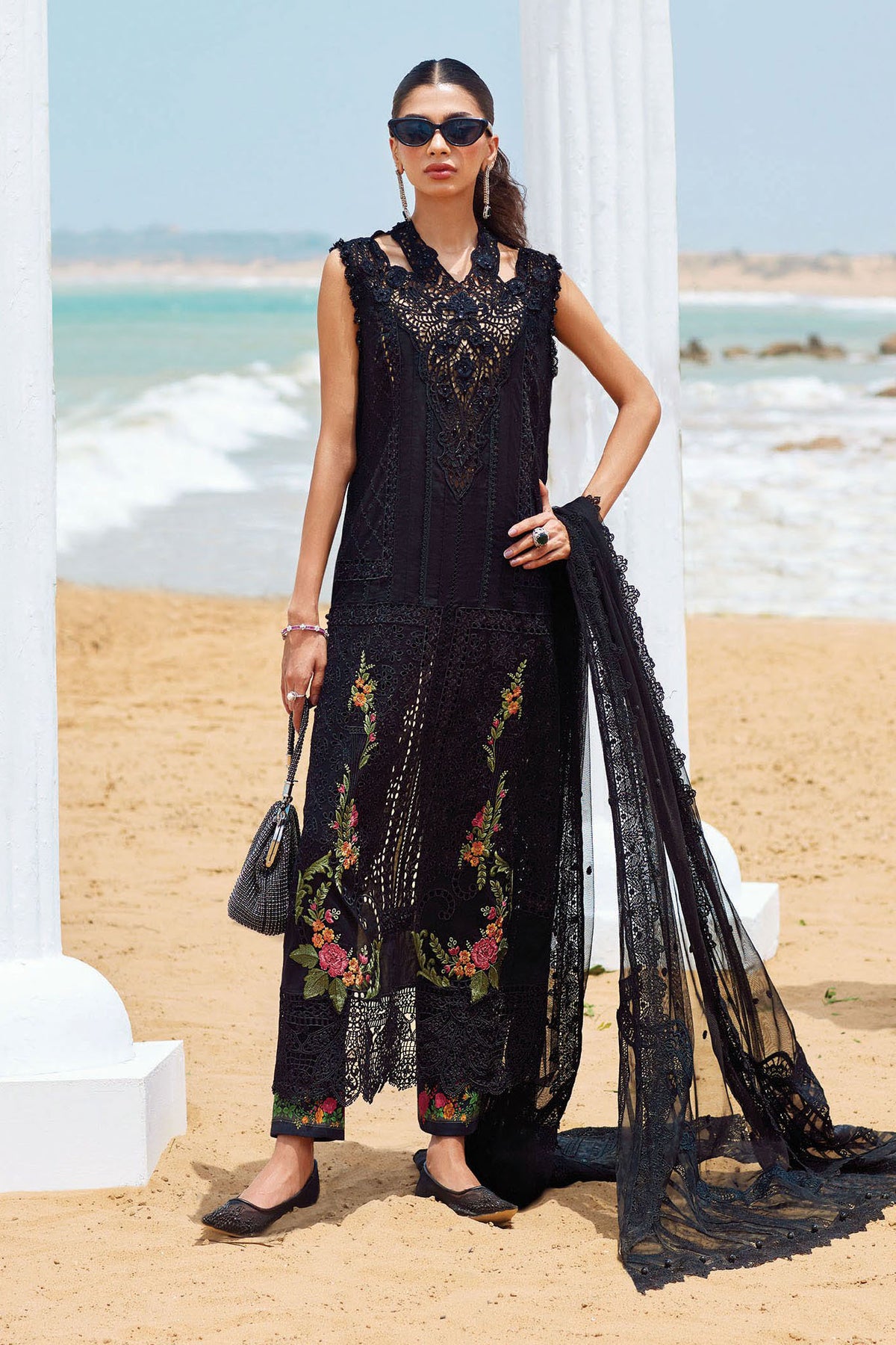 Maria B Unstitched 3 Piece Luxury Lawn Eid II Collection'2025-EL25-01