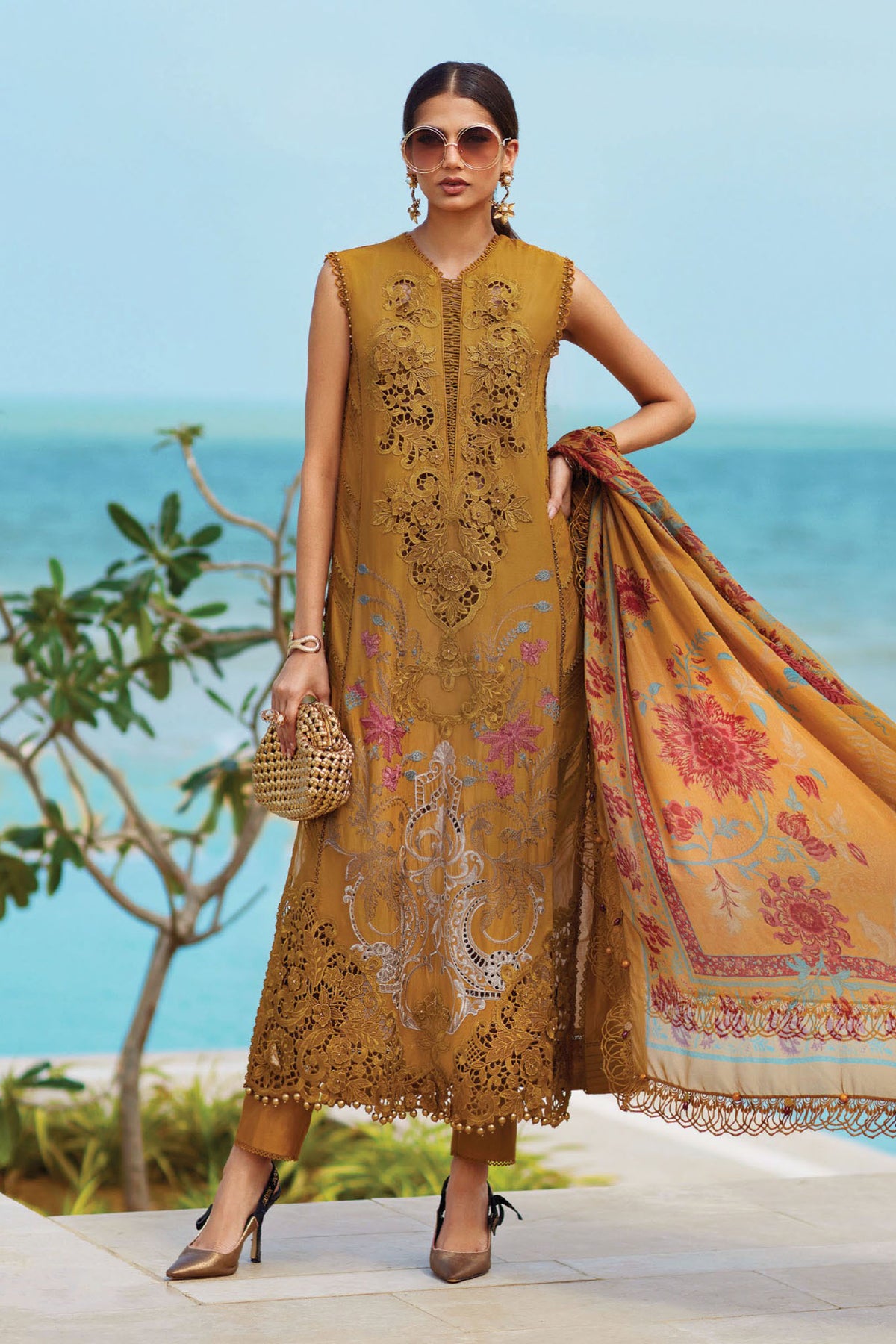 Maria B Unstitched 3 Piece Luxury Lawn Eid II Collection'2025-EL25-06