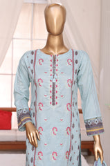 Sumi Stitched 3 Piece Emb Printed Lawn Collection'2025-EM-06-Sky Blue