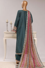 Regal By Sada Bahar Stitched 3 Piece Festive Emb Lawn Vol-03 Suit-EMB-1266-GREEN