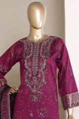 Regal By Sada Bahar Stitched 3 Piece Emb Lawn Vol-01 Suit-EMB-4283-PURPLE
