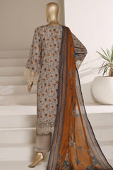 Amyrah By Sada Bahar Stitched 3 Piece Festive Emb Lawn Vol-01 Suit-EMB-4831-GREY