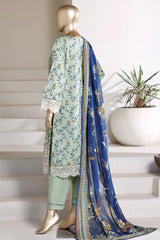 Amyrah By Sada Bahar Stitched 3 Piece Festive Emb Lawn Vol-02 Suit-EMB-4836-PISTA