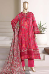 Sada Bahar Stitched 3 Piece Peplum Luxury Frock Vol-01 Suit-EMB-5346-ATISHI