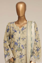 Malika By Sada Bahar Stitched 3 Piece Festive Emb Lawn Vol-04 Suit-EMB-604-PISTA