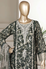 Sada Bahar Stitched 3 Piece Emb Signature Festive Vol-04 Suit-EMB-7710-GREEN