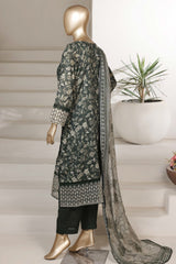 Sada Bahar Stitched 3 Piece Emb Signature Festive Vol-04 Suit-EMB-7710-GREEN