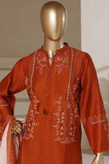 Eclair By Sada Bahar Stitched 3 Piece Emb Lawn Vol-02 Suit-EMB-791-MUSTARD