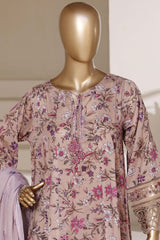 Sada Bahar Stitched 3 Piece Peplum Luxury Frock Vol-03 Suit-EMB-933-SKIN