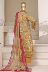 Sada Bahar Stitched 3 Piece Peplum Luxury Frock Vol-03 Suit-EMB-934-DHANI