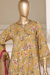 Sada Bahar Stitched 3 Piece Peplum Luxury Frock Vol-03 Suit-EMB-934-DHANI