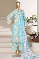 Regal By Sada Bahar Stitched 3 Piece Festive Emb Lawn Vol-02 Suit-EMB-959-FEROZI