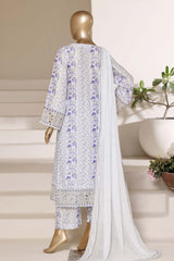 Regal By Sada Bahar Stitched 3 Piece Festive Emb Lawn Vol-02 Suit-EMB-962-SKY