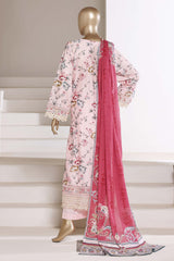 Sada Bahar Stitched 3 Piece Festive Emb Lawn With Fancy Dupatta Vol-02 Suit-EMB-986-PINK
