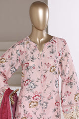 Sada Bahar Stitched 3 Piece Festive Emb Lawn With Fancy Dupatta Vol-02 Suit-EMB-986-PINK