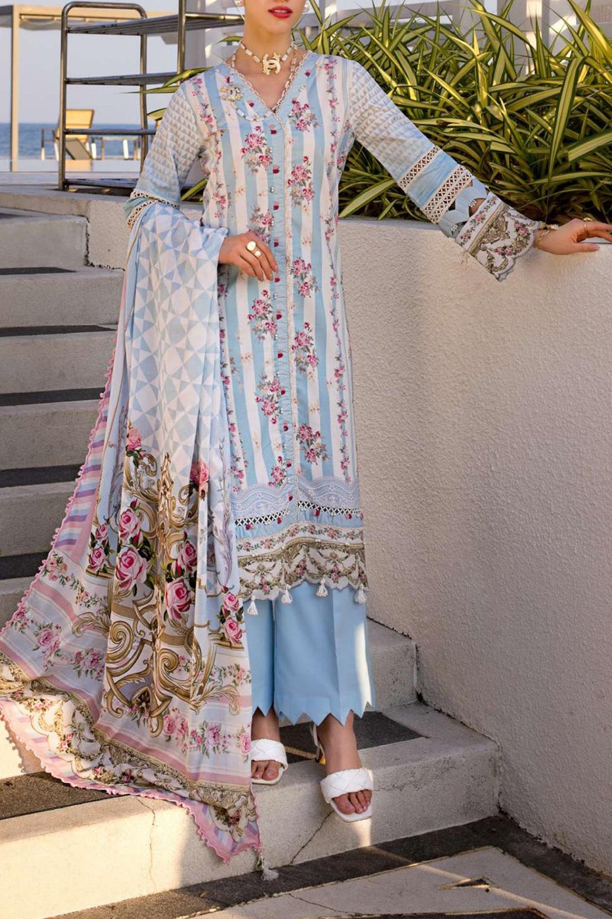 Elaf Prints Unstitched 3 Piece Printed Lawn Collection'2024-EOP-04-B