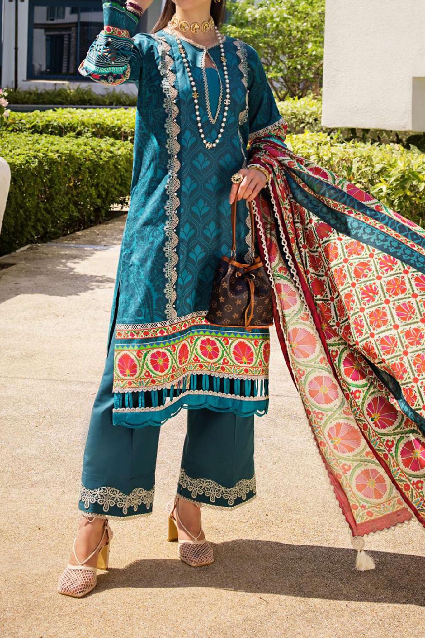 Elaf Prints Unstitched 3 Piece Printed Lawn Collection'2024-EOP-07-A