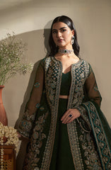 Mehar O Maah By Fabiha Fatima Unstitched 3 Piece Formals Collection'2025-Emerald