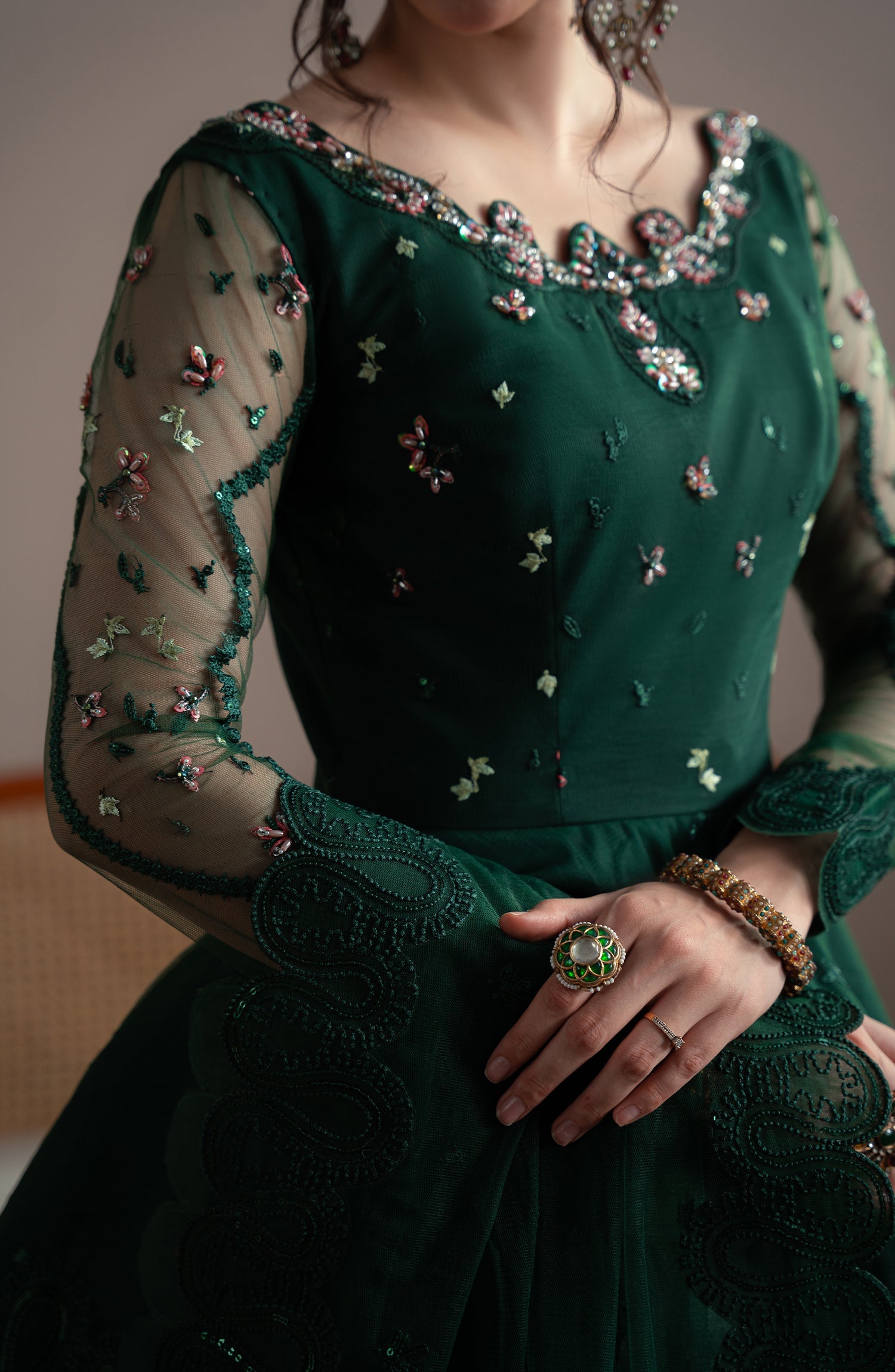 Elvin By Fabiha Fatima Unstitched 3 Piece Formals Collection'2025-Emerelle
