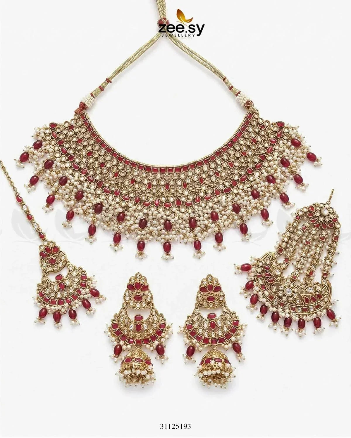 Eminent Wide Gilded Bridal Set