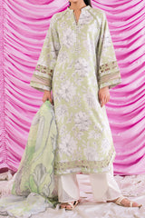 Rinesa by Ayzel Uustitched 3 Piece Lawn Vol-03 Collection'2024-AZL-11-Erin
