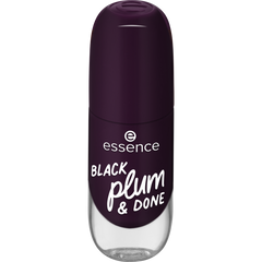 Essence Gel Nail Polish Nail Colour - 84 Black Plum 8Ml
