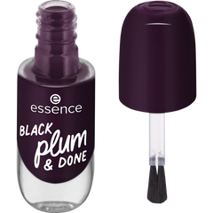 Essence Gel Nail Polish Nail Colour - 84 Black Plum 8Ml