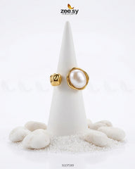 Essential Riviera Gilded Pearl Ring