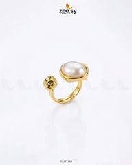 Essential Riviera Gilded Pearl Ring